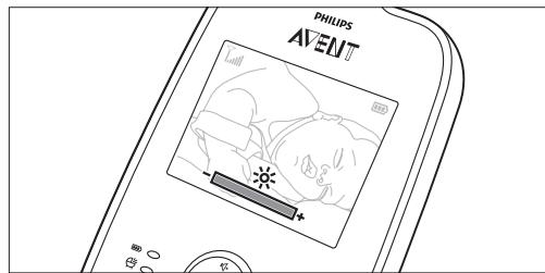 PHILIPS AVENT SCD603 - Réglage de la luminosité de l'écran - 2