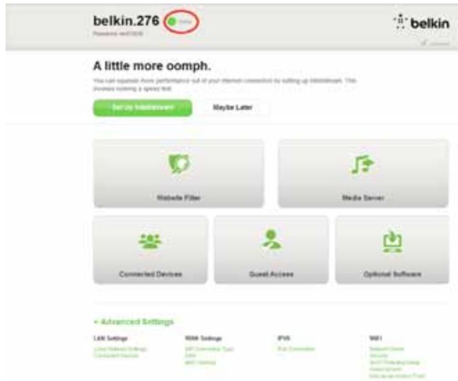 BELKIN WIFI BI-BANDE AC1200 - Dynamic Connection - 3