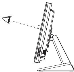 IIYAMA T2252MTS-B1 - Ajustement del'angle de VISION - 1