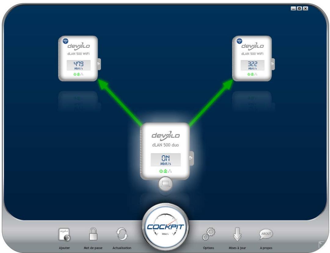 DEVOLO DLAN 500 DUO - Dlan cockpit - 1