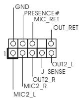 ASROCK AD2550B-ITX - Front Panel Audio Header - 1