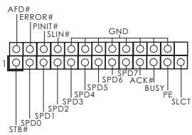 ASROCK AD2550B-ITX - Print Port Header - 1