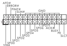 ASROCK AD2550B-ITX - Embase de port d'impression - 1