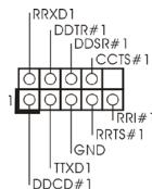 ASROCK AD2550B-ITX - En-tête de port COM - 1