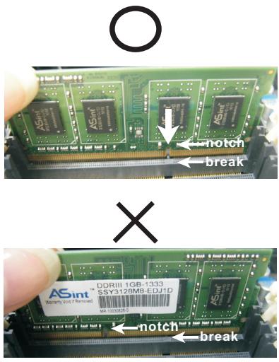 ASROCK AD2550B-ITX - Installing a SO-DIMM - 2