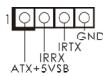 ASROCK AD2550B-ITX - Conector do modulo de infravermelhos - 1