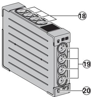 EATON ELLIPSE PRO 650 FR - Kimenetek - 2