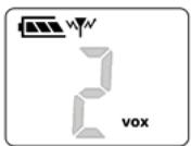 TOPCOM TWINTALKER 5400 - Het iVOX-niveau instellen - 1