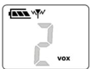 TOPCOM TWINTALKER 5400 - Justera iVOX-nivàn - 1