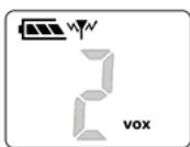 TOPCOM TWINTALKER 5400 - iVOX-Stufe einstellen - 1