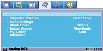 VIEWSONIC PJD5555LWS - Using the menus - 4
