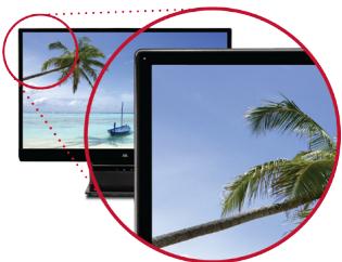VIEWSONIC VX2270SMH-LED - Surface droite sans cadre - 1