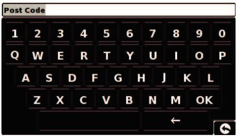 SNOOPER PL 5200 - Trouver par code postal - 2