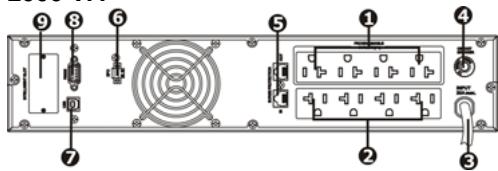 INFOSEC X4 SINUS 2000 RT - Rear panel view - 4
