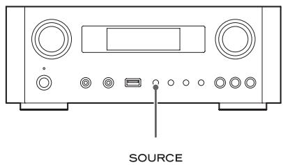 TEAC NPH750 B - Press the SOURCE button to select the source. - 1
