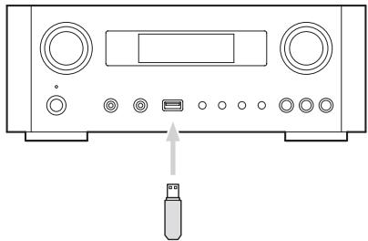 TEAC NPH750 B - Conecte una unidad flash USB a esta unidad. - 1