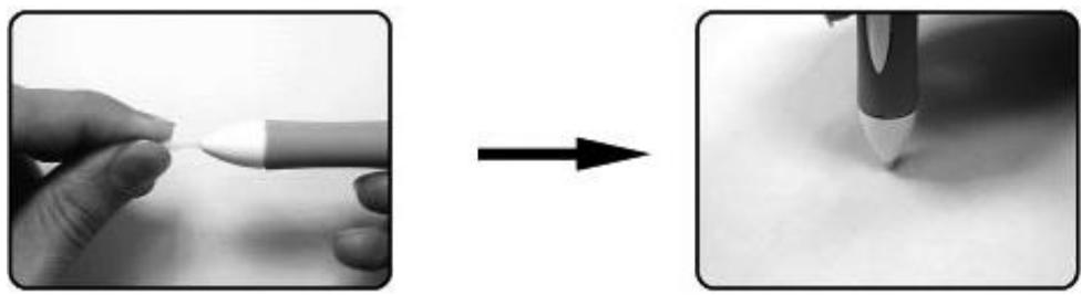 GENIUS PENSKETCH M912 - Remplacement de la pointe du stylet sans-fil - 2