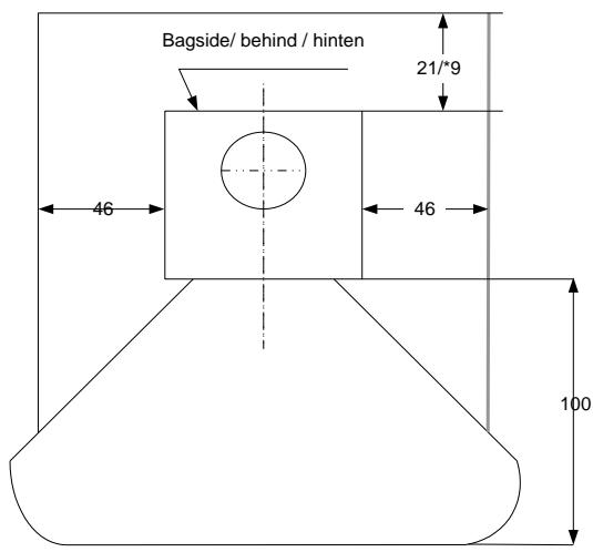 ADURO 13-1 BBC - Placement du poêle/distance requise - 1