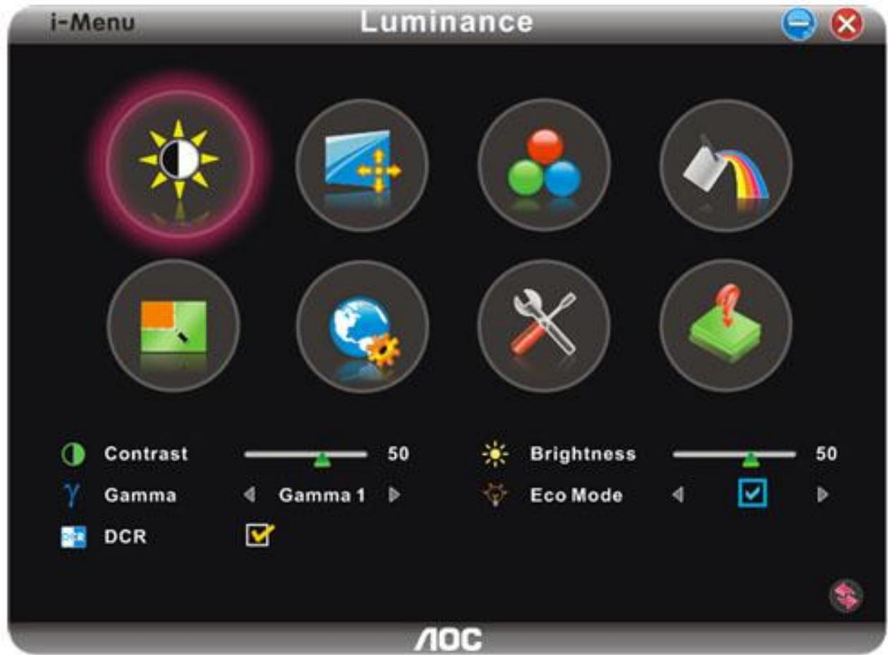 AOC E2250SWDNK - Sélectionnez l'onglet écran - 27