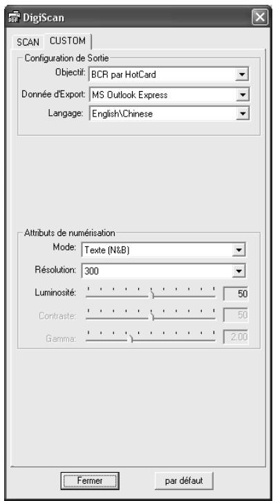 AGFAPHOTO AS 1300 - Sélectionnez readiris depuis le menu déroulant objectif - 3