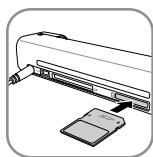 AGFAPHOTO AS1110 - Mise en place d'une carte mémoire - 1