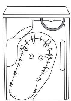 ASKO T411HD.W - Évacuation de l'eau de condensation - 1