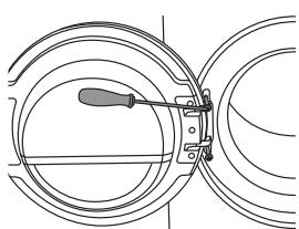 ASKO T411HD.W - Inversion du SENS d'ouverture du HUBLOT - 12