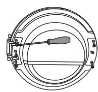 ASKO T411VD.W - Inversion du SENS d'ouverture du HUBLOT - 6