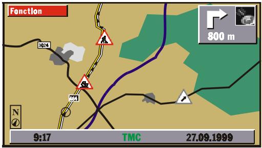 VDO DAYTON MS 5000 - Affichage des infos traffic TMC - 1