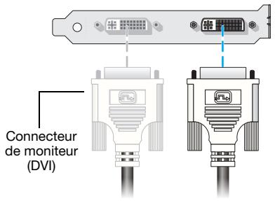 MATROX M9148 LP - Connectez le second moniteur - 1