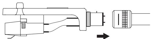 AUDIO TECHNICA AT-LP5 - Montaje del brazo fonocaptor - 1