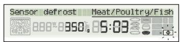 SAMSUNG CP1395-B - Réglage du mode sensor defrost - 1