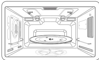 SAMSUNG CP1395-B - Installation du four à micro-ondes - 2