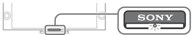 SONY KD-65X9005 - Dioda podświetlenia LED jest wączona. - 1