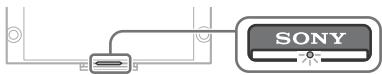 SONY KD-65X9005 - Valaistuksen LED syttyy. - 1