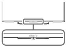SONY KDL-32W705C - LED-indikatoren tennes. - 1