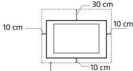 SONY KDL-32W705C - Monterad pa vaggen - 1