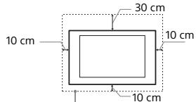 SONY KDL-32W705C - Installatie aan de wand - 1