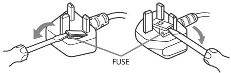 SONY KDL-32W705C - NOTICE FOR CUSTOMERS IN THE UNITED KINGDOM - 1