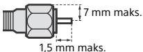 SONY KDL-32W705C - Anbefaling af F-type stik - 1