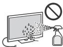 SONY KDL-32W705C - Handling and cleaning the screen surface/ cabinet of the TV set - 1