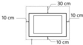 SONY KDL-32W705C - Installed on the wall - 1