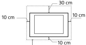 SONY KDL-32W705C - Installering pä vegg - 1