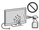 SONY KDL-32W705C - Pflegen und Reinigen der Bildschirmoberfläche bzw. des Gehäuses des Fernsehgeräts - 1
