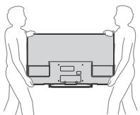 SONY KDL-32W705C - Laitteen kuljettaminen ja siirtäminen - 1