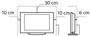 SONY KDL-32W705C - Instalacao com base - 1