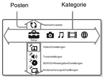 SONY BDPS5100 - Home-MENU-Anzeige - 1