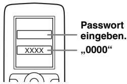 SONY MEX-BT3900U - Wenn Sie im Display des Geräts, zu dem eine Verbindung hergestellt werden soll, zur Eingabe eines Passwords* aufgefordert werden, geben Sie „0000“ ein. - 1