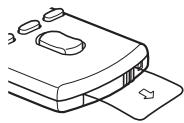 SONY MEX-BT3900U - De kaartafstandsbediening voorbereiden - 1