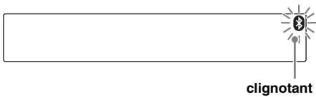 SONY MEX-BT3900U - Appuyez sur la touche (BT) et maintenez-la enfoncée jusqu'à ce que « 8 » clignote (pendant 2 secondes minimum). - 1
